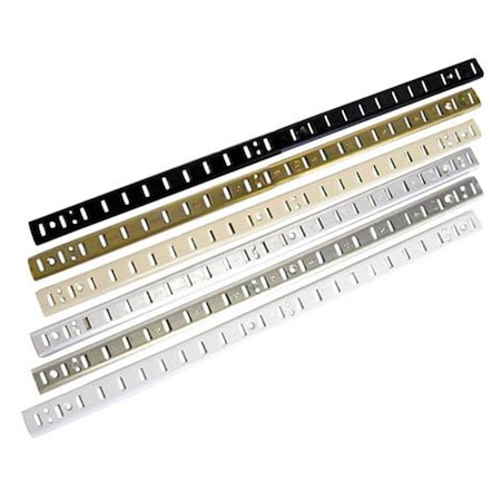 Dendesigns 48 in. Steel Shelf Standard, Almond DE1553466